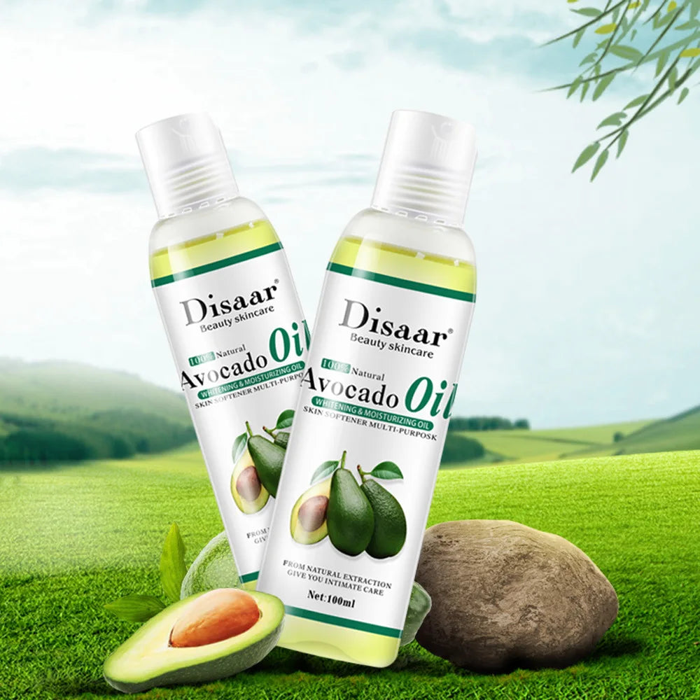 100ml Natural Organic Avocado Oil Skin Care Relaxing Massage Oil Moisturizing Body Oil Firming Sooth Skin Body Skin Care