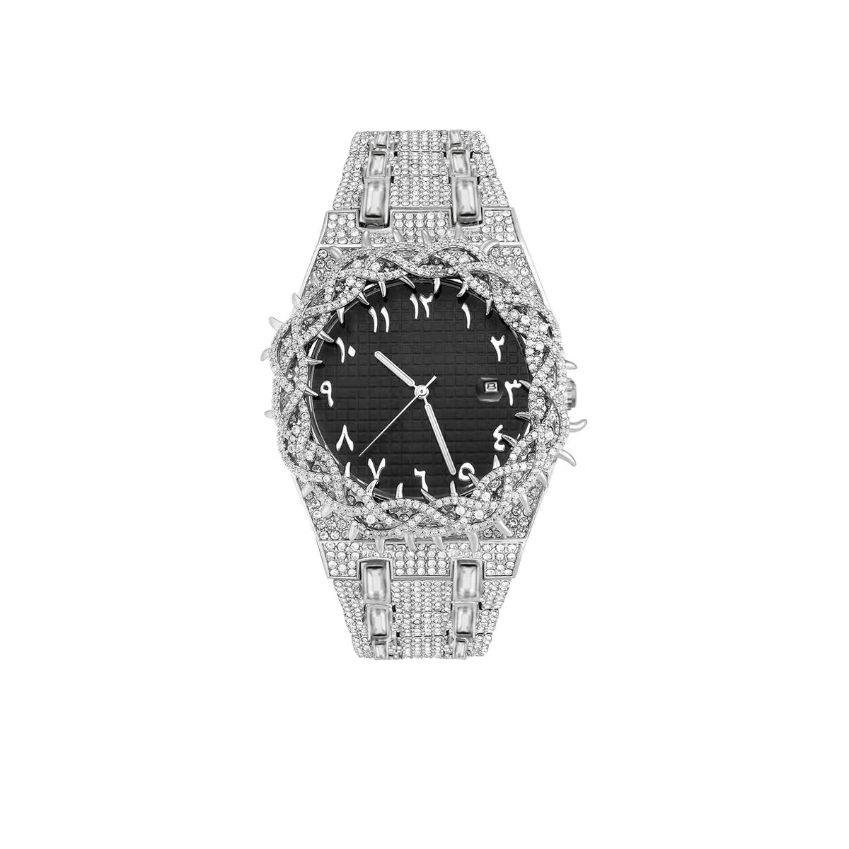 Thorn Spike Iced-Out Men's Watch