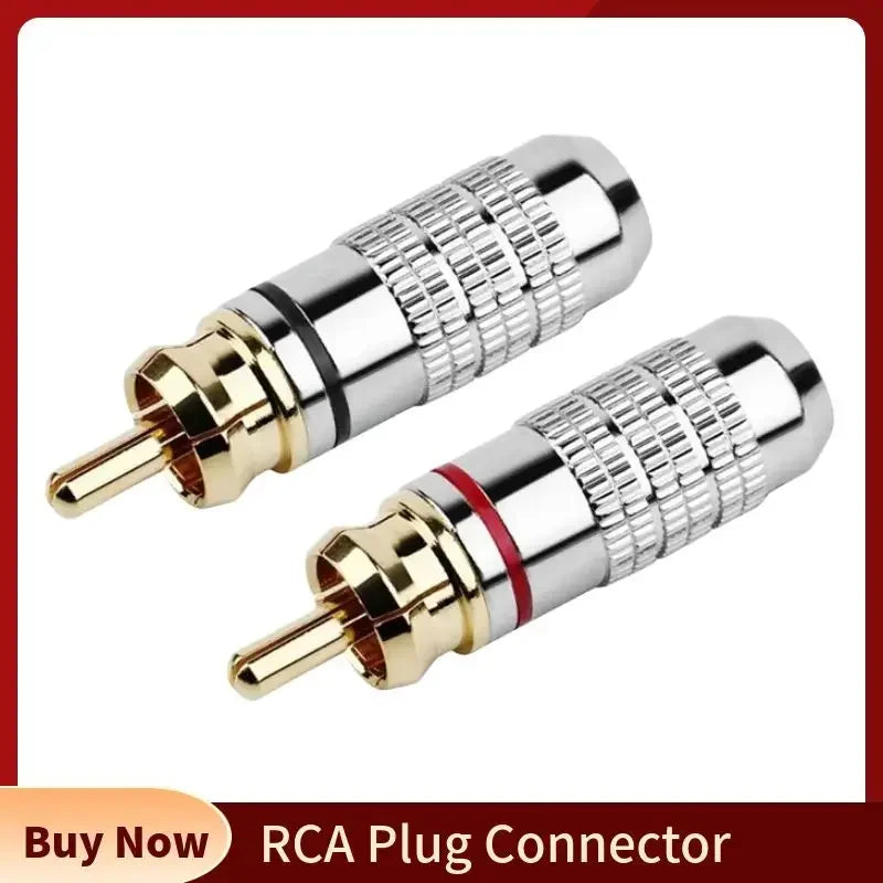 RCA Connector Plug Audio Jack Male Headphone Consumer Electronics