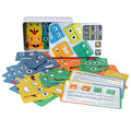 Cube Face Changing Building Blocks Board Game Cartoon Puzzle Montessori Toys Wooden Level Game Thinking Challenge Kids Toys