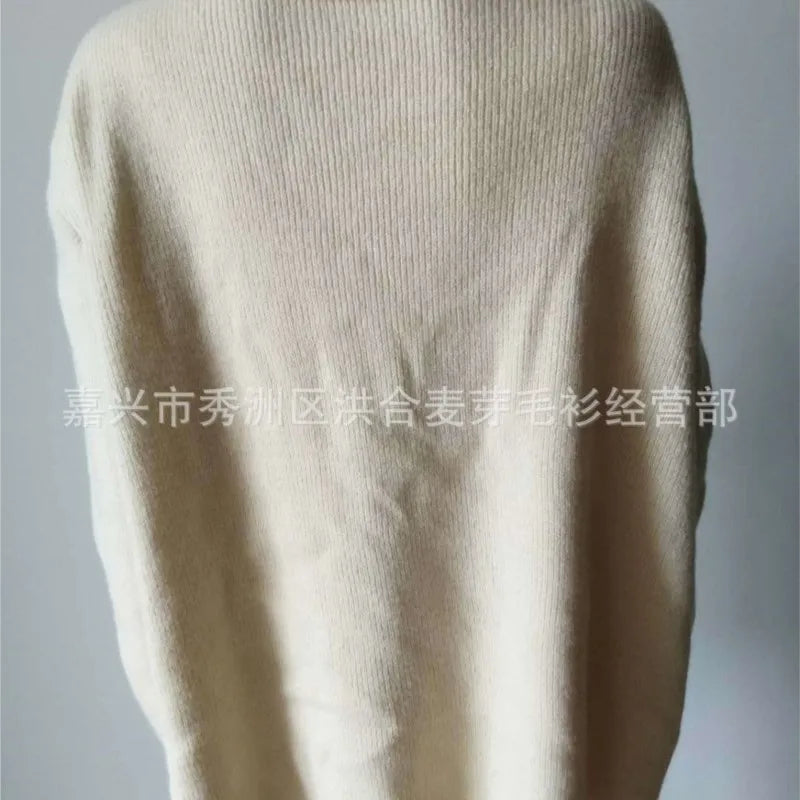 New Fashionable Women's Sweater Solid Color Autumn Winter Loose Casual Commuting Style Cardigan Long Sleeve Big Pocket Cardigans