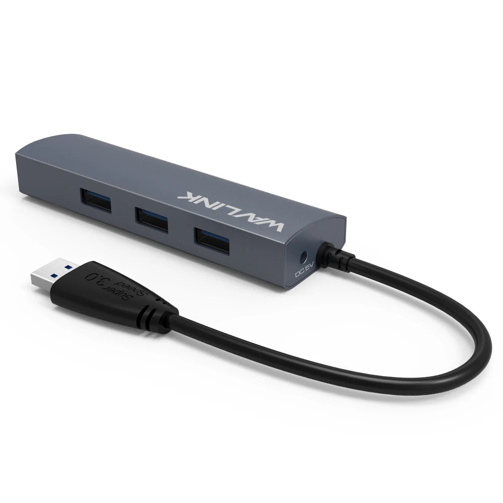Wavlink USB 3.0 3 Ports Hub with Gigabit Ethernet Adapter