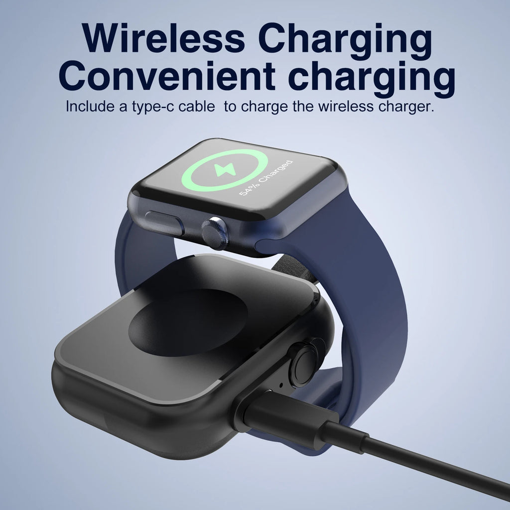Protable Power Bank For Apple Watch Charging 1200mAh Magnetic Wireless Charger For Iwatch Series Mini Powerbank Spare Battery