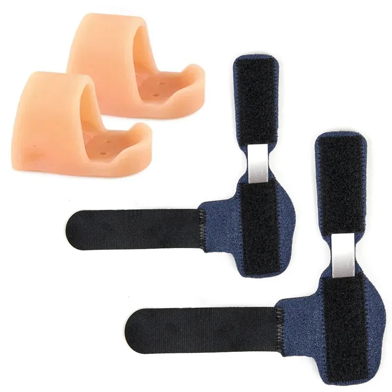 Toe Straightener Hammer Daily and Night Use Toe Corrector Toe Brace Splint Hammertoe Splint Wrap Covers Broken Foot Care Tool