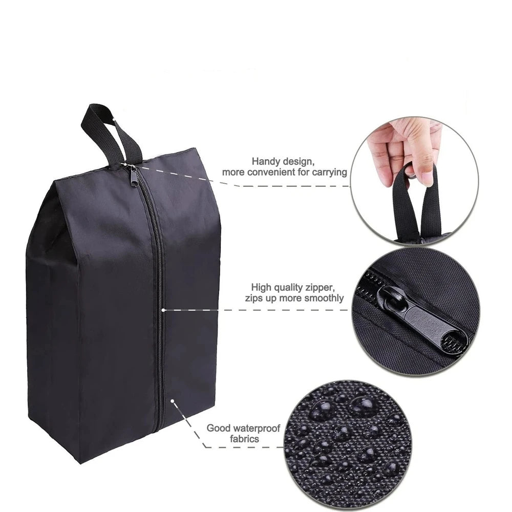 2 or 4 Pack Portable Nylon Waterproof Shoe Storage