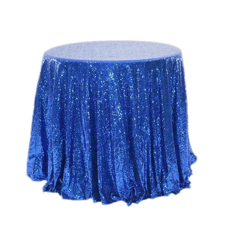 180cm Round Sequin Tablecloth  for Wedding Banquet Wedding Birthday Christmas Party Table Decoration Sequin dining table decorat