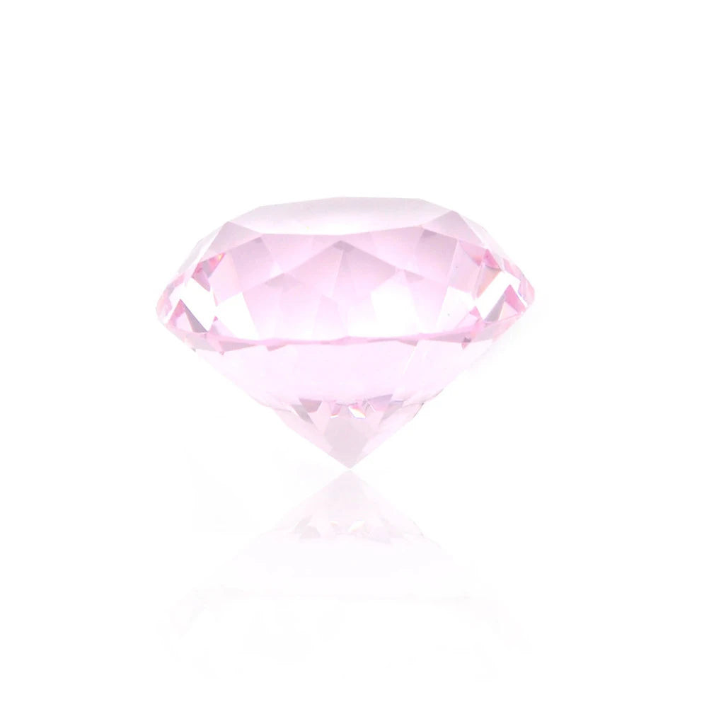 Glass Crystal Diamond Shape Paperweights Facet Jewel Wedding Decor Gift 30mm