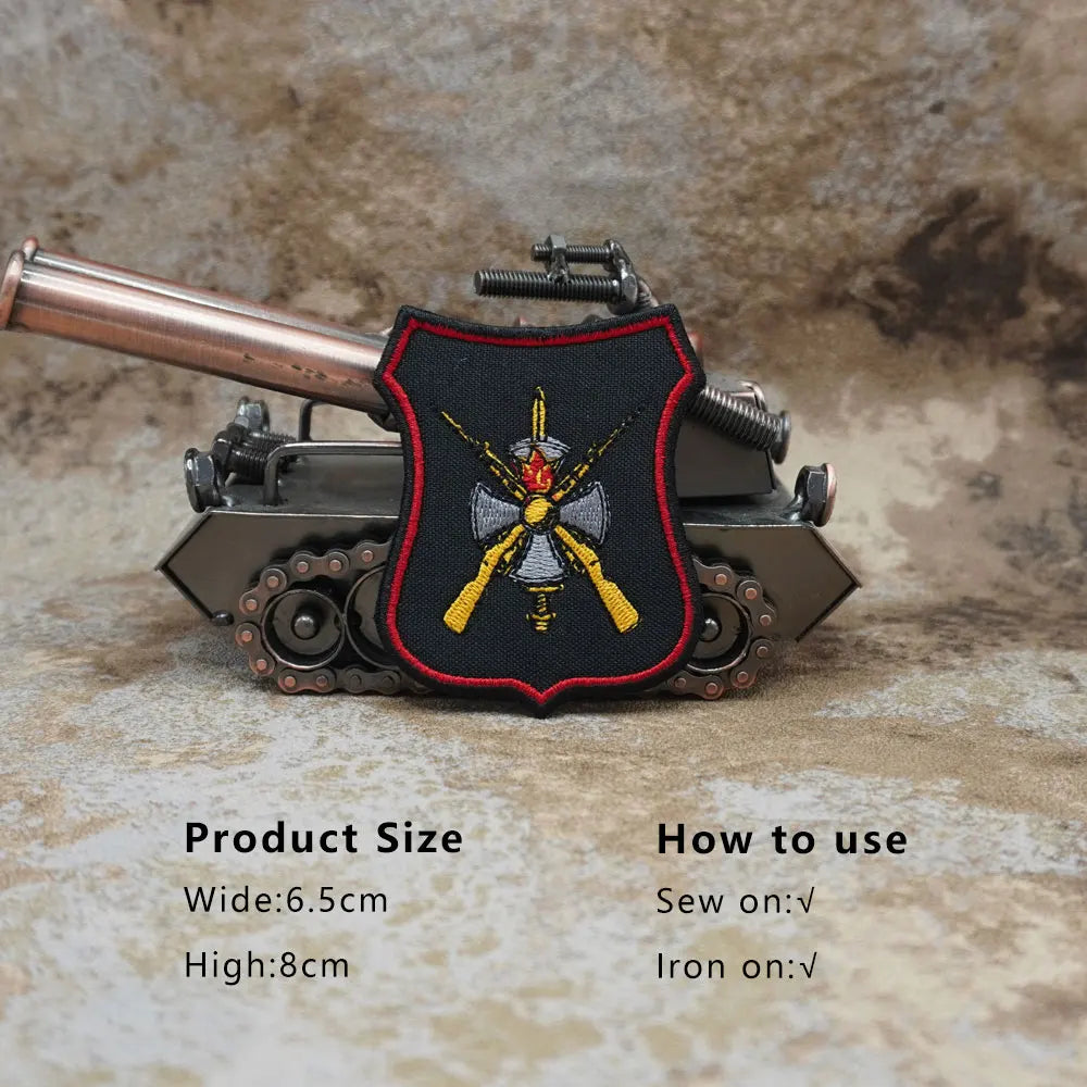 Добровольческий корпус,tactical embroidery patches,exquisite and high-quality,used for cloth,back with hook