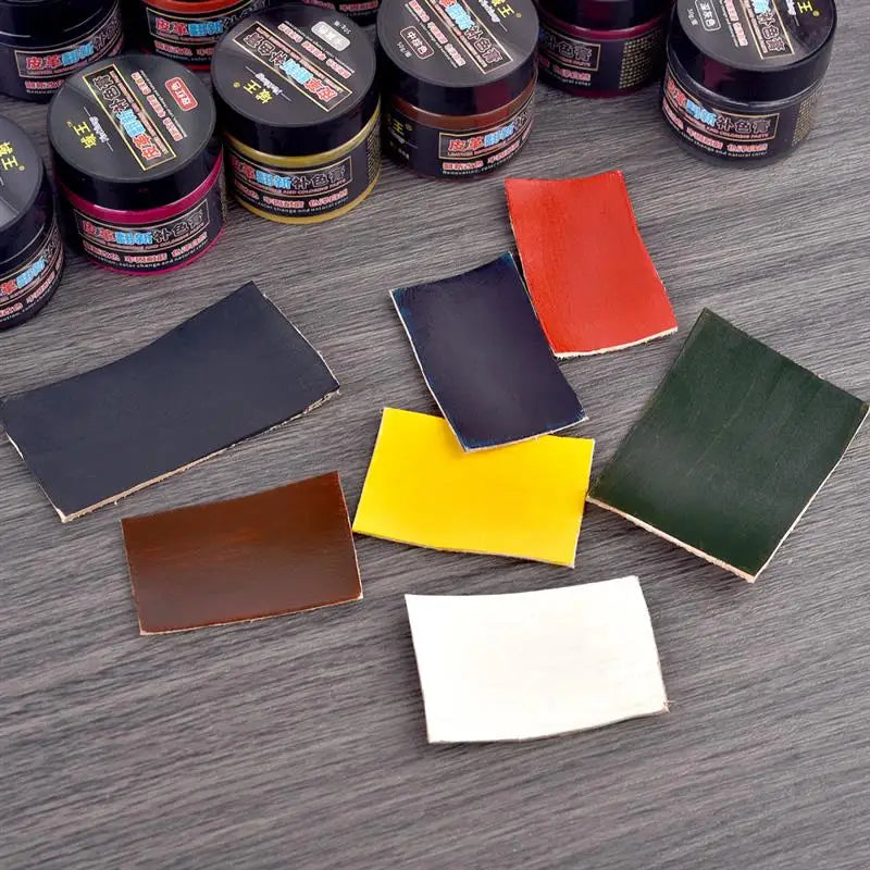 50ml Leather Paint Shoe Cream Coloring Leather Dye Repair Restoration Colors Change Paints For Bag Sofa Car Seat Scratch Brown