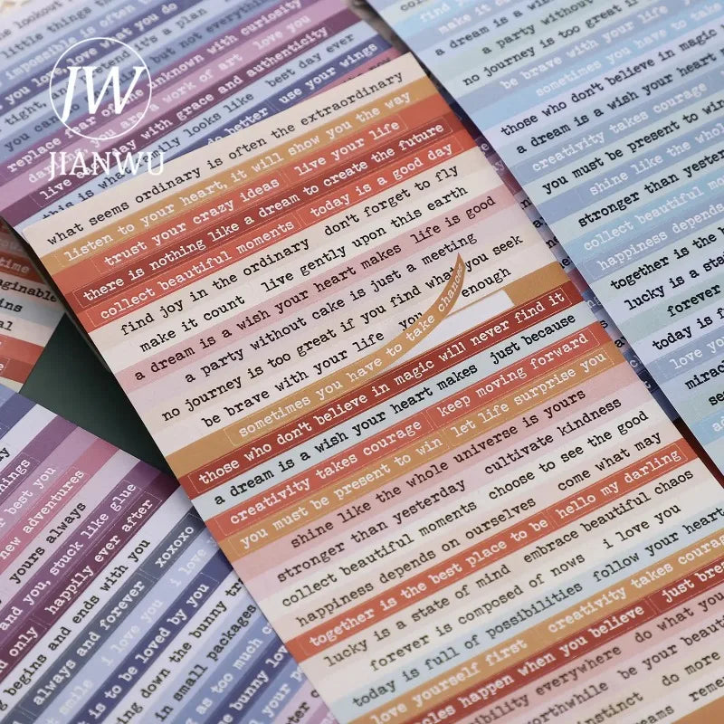 Vintage English Stickers Aesthetic Journal Decor Decals DIY Collage Scrapbooking Stickers Phone Laptop School Stationery Supplie