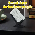 Business card holder for purchasing products, minimalist design, desk organizer, modern desktop storage solution, perfect gift