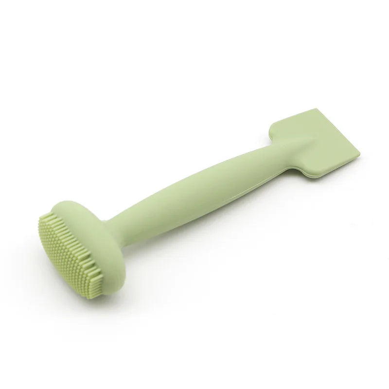 1PC Double-Headed Silicone Facial Cleansing Brush Face Mask Brushes Massage Applicatior Tool for Skin Care Face Makeup Brushes