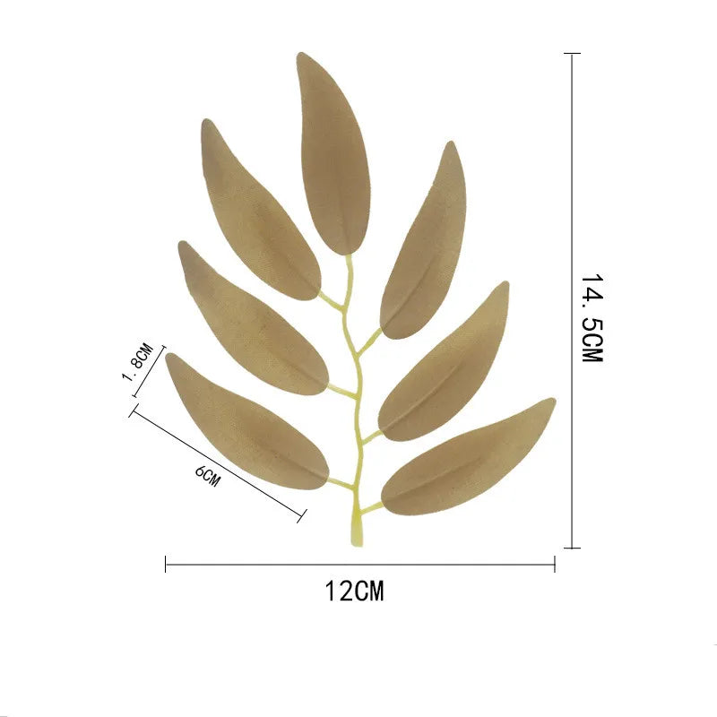 100pcs artificial willow twig leaves wicker  Willow leaf plants for home garden wreath garland wedding wall bouquet decoration