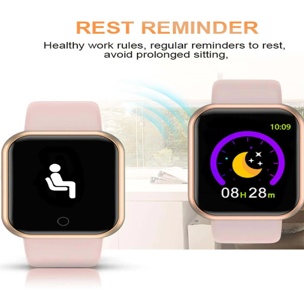 Men Smart Watches Color Screen Bluetooth Woman Fitness Sport