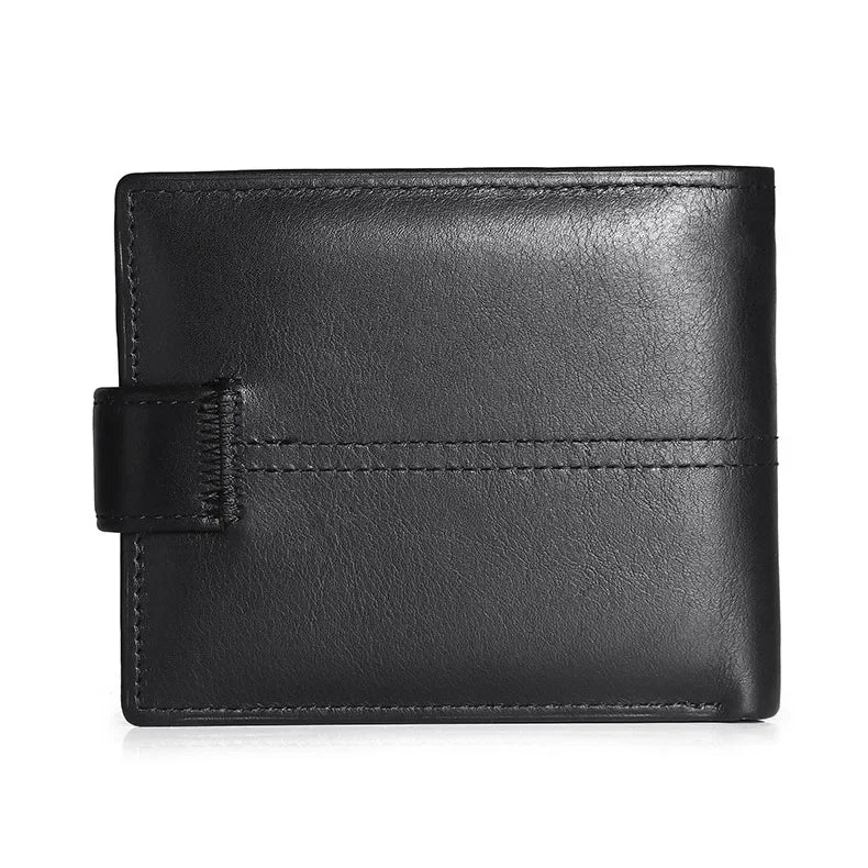 Rfid Leather Mens Wallet with Coin Pocket Designer Dollar Mens Leather Wallet with Rfid
