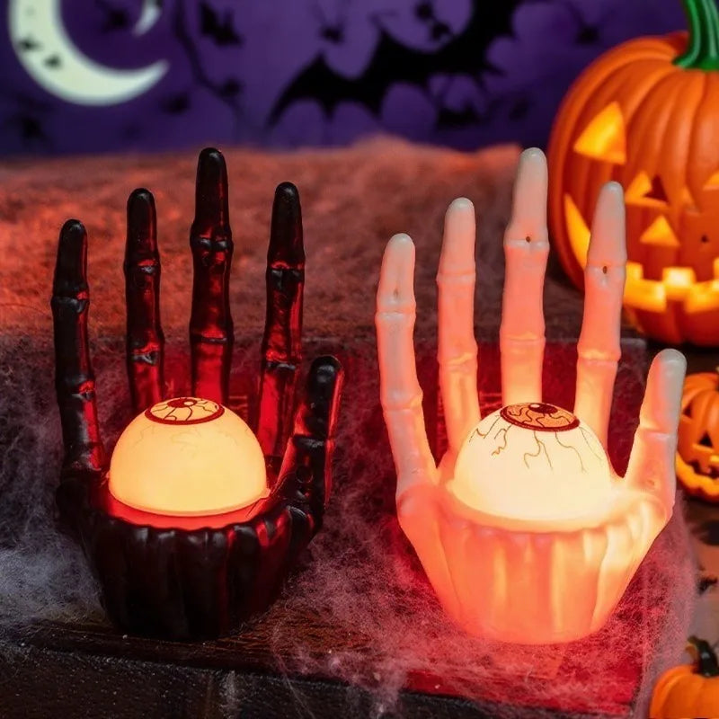 1-10PCS Halloween Party Table Decoration Prop Pumpkin Light Ghost