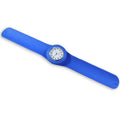 Adult Unisex Silicone Rubber Slap Wrist Pop Watch for Men or Women