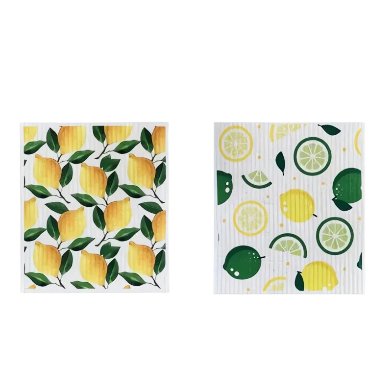 4/8Pcs Swedish Dishcloths for Kitchen, Reusable Compostable Kitchen Cloth Cellulose Sponge Swedish Dish Cloths