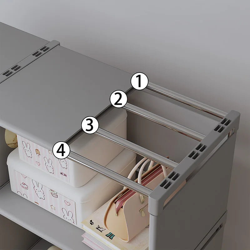 Multilayer Bookshelf, Easy Assembly