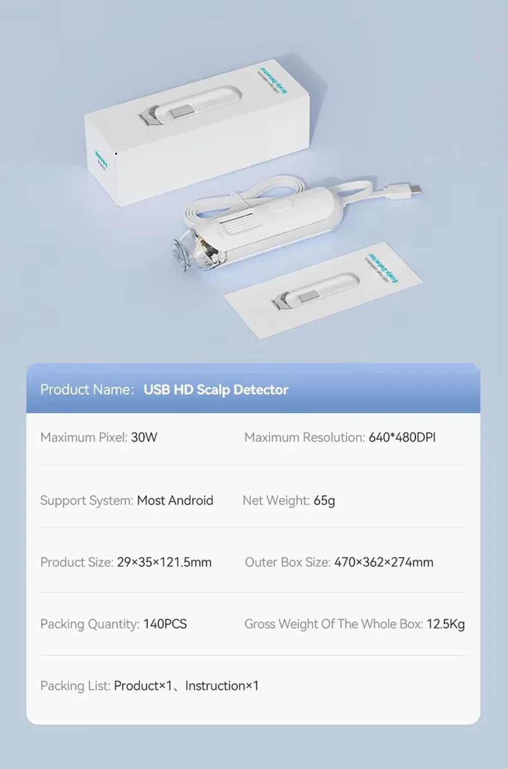 New Skin Hair Scalp Detector Dermatoscope Tester Digital HD 50X /200X Skin Analyzer Machine For Scalp Diagnostic Skin Care Tools