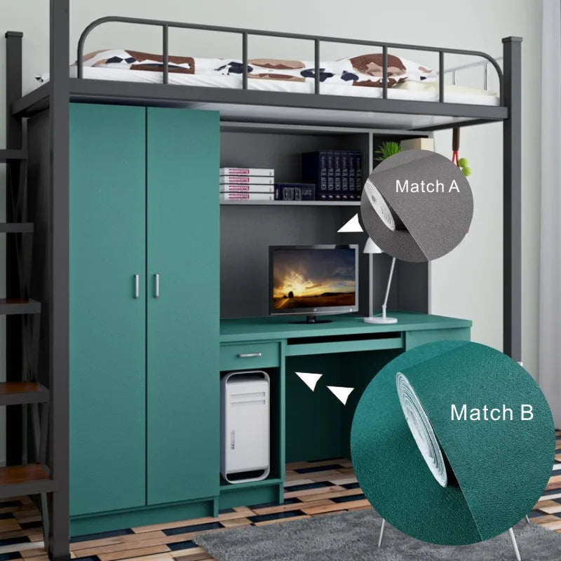 Matte PVC DIY Self Adhesive Decorable Film Vinyl Wall Stickers Kitchen Cabinets Bedroom Furniture Waterproof Oilproof Wallpapers