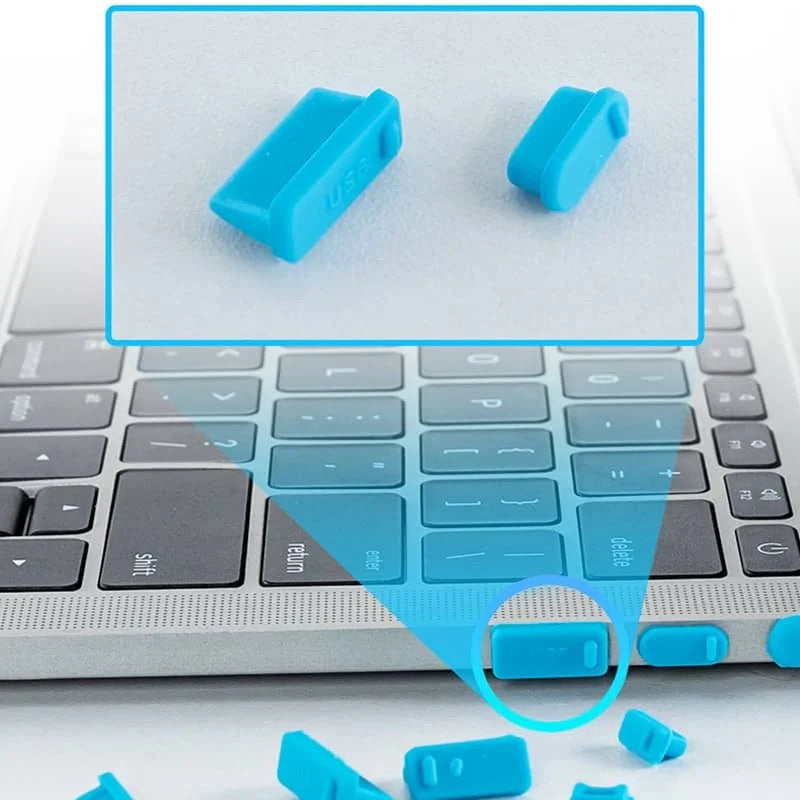 /set Universal Anti Dustproof Notebook Port Plug Silicone
