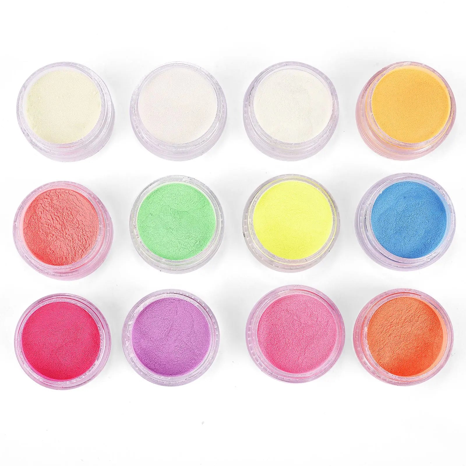 6/12pcs Set Luminous Powder Resin Pigment DIY Epoxy Resin Mold Nail Art Glitter Powder Glow In The Dark Jewelry Making Supplies