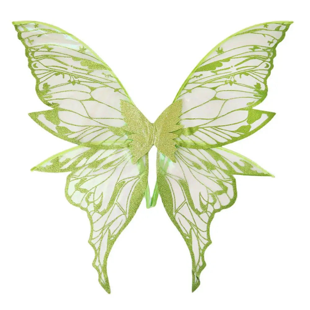 Adults Fairy Wings Girls Sparkling Angel Wings  Costume Wings for Halloween Costume Dress up Party Favor Christmas Gift
