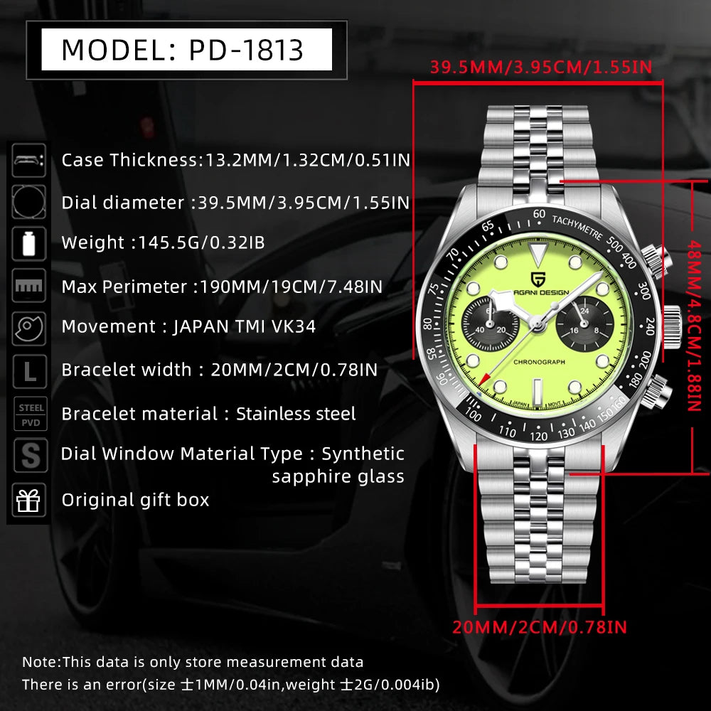 PAGANI DESIGN Panda Chronograph Watch