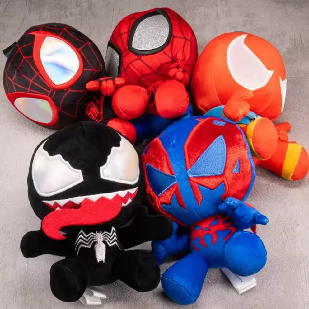 *Spider Man Series Blind Box Cosbi Plush Anime Peripheral Figurines Backpacks Pendants Ornaments Surprise Gift for Boys