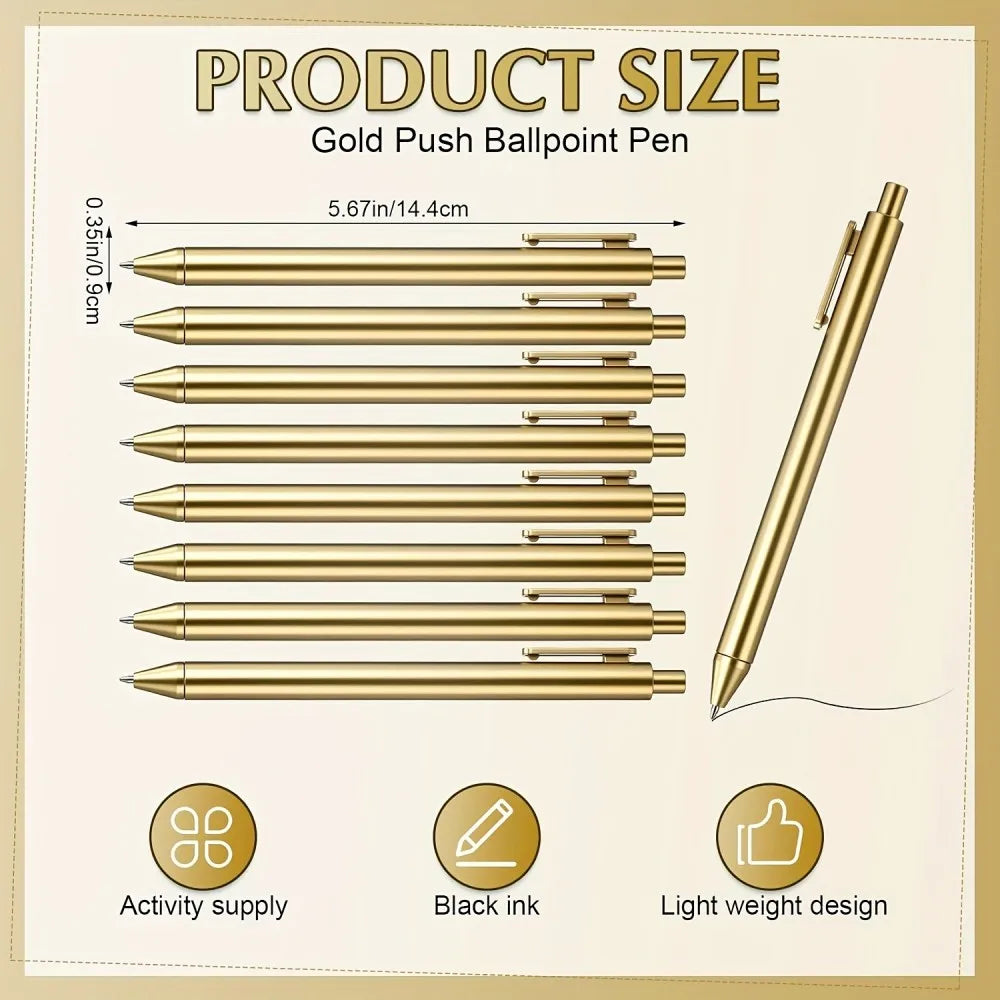 Custom 40pcs Luxury Ballpoint Pen Set with Black Gift