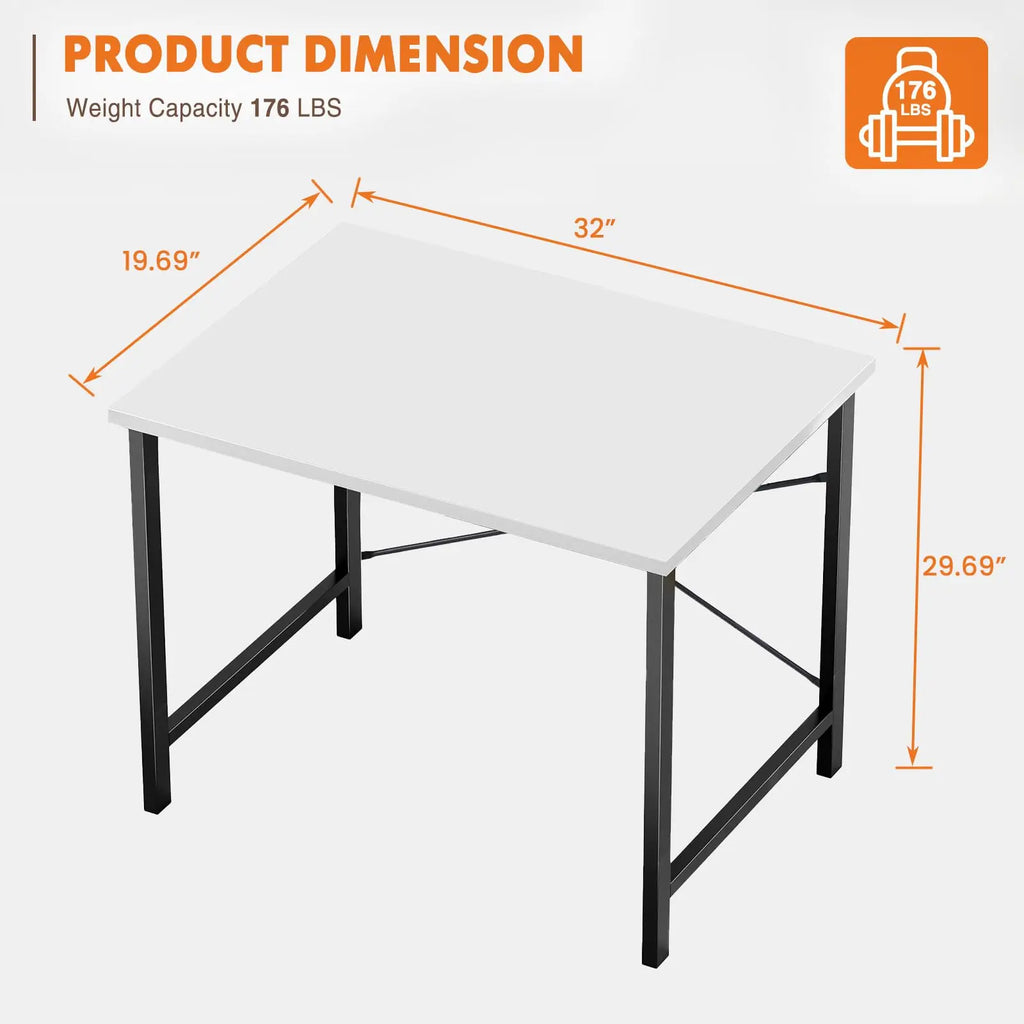 JHK Computer Office Desk Writing Study Office Gaming Table