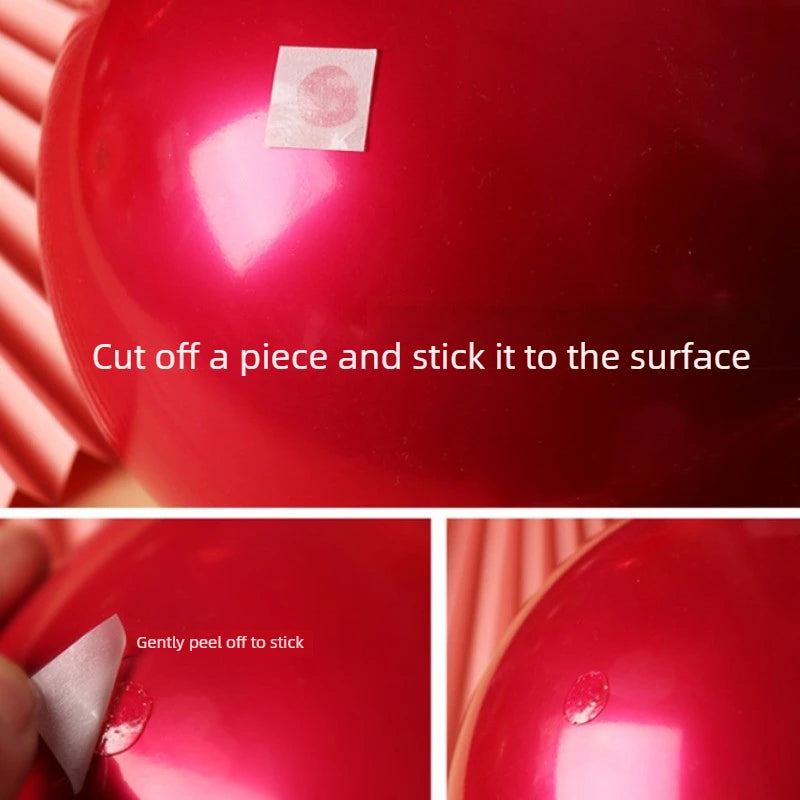 Balloon Mounting Tape Adhesive Dots Clear Sticky Stickers for