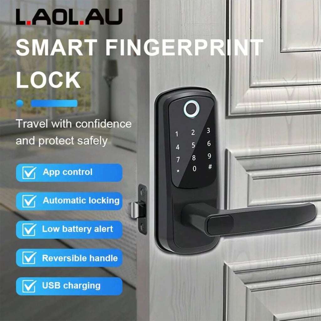 Wifi Smart Door Lock With APP/ Biometric Fingerprint /