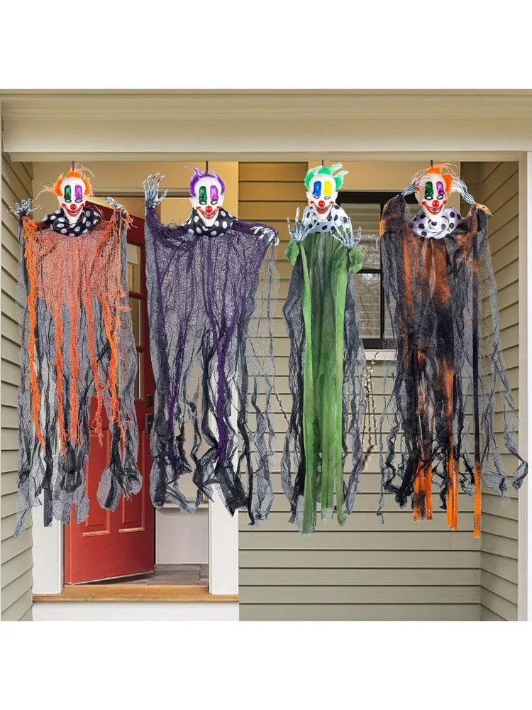 29 inch Hanging Clown Halloween Decorations Outdoor Props Front