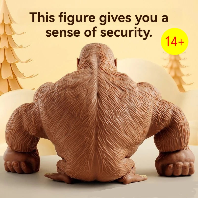 Fashion Antistress Gorilla Funny Gorilla Decompression Toy Doll Decompression Creative Toy Indestructible Soft Gorilla Statue