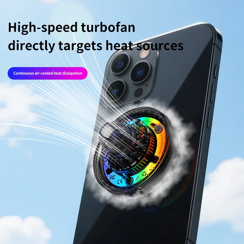 qi2.2 Car 25W Magnetic Wireless Charger Air Cooling RGB Light  Phone Holder For Magsafe iPhone 17 16 15 14 13 12 Fast Charging