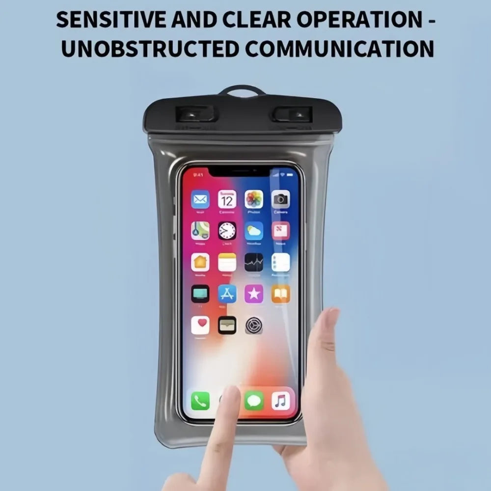 Portable Waterproof Phone Case with Hang Rope Swimming Water