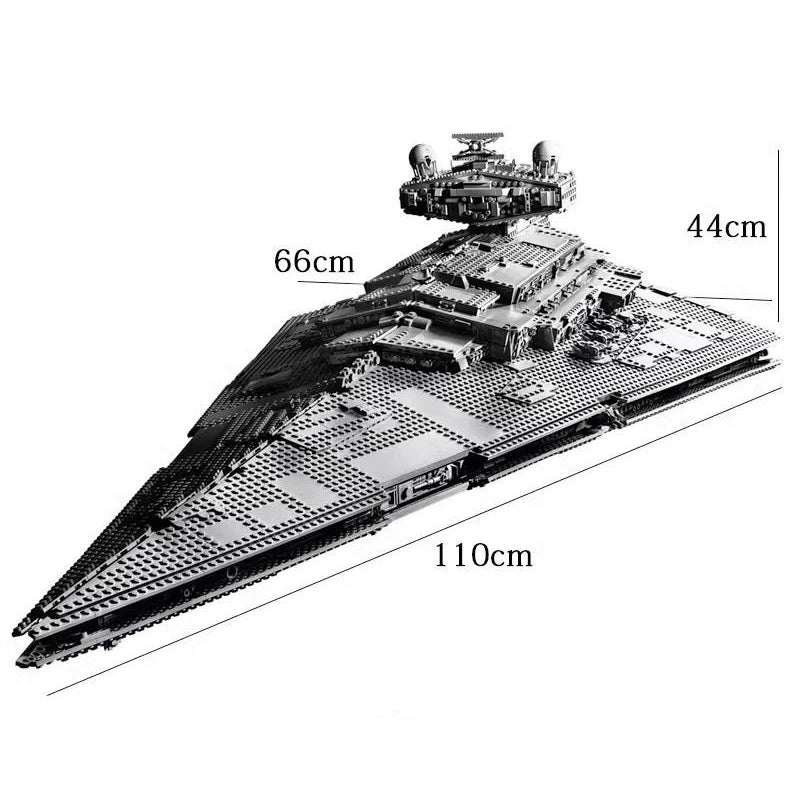 4784pcs UCS Imperial Navy Stormtrooper Star Destroyer Galactic Empire 75252 Star Cruiser Starfighter Dark Fleetship Gift