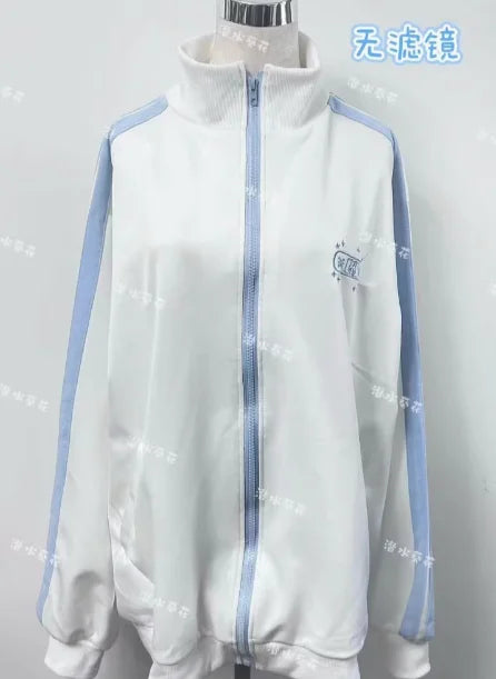 Original Sweatshirt Jacket Autumn Winter New Harajuku Two-dimensional Angel Zipper Cardigan Hoodies Coat Student Y2K Aesthetic