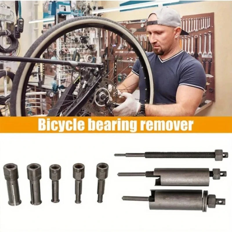 1Set Bike Bearing Disassembly Tool Bearing Puller Remove Set