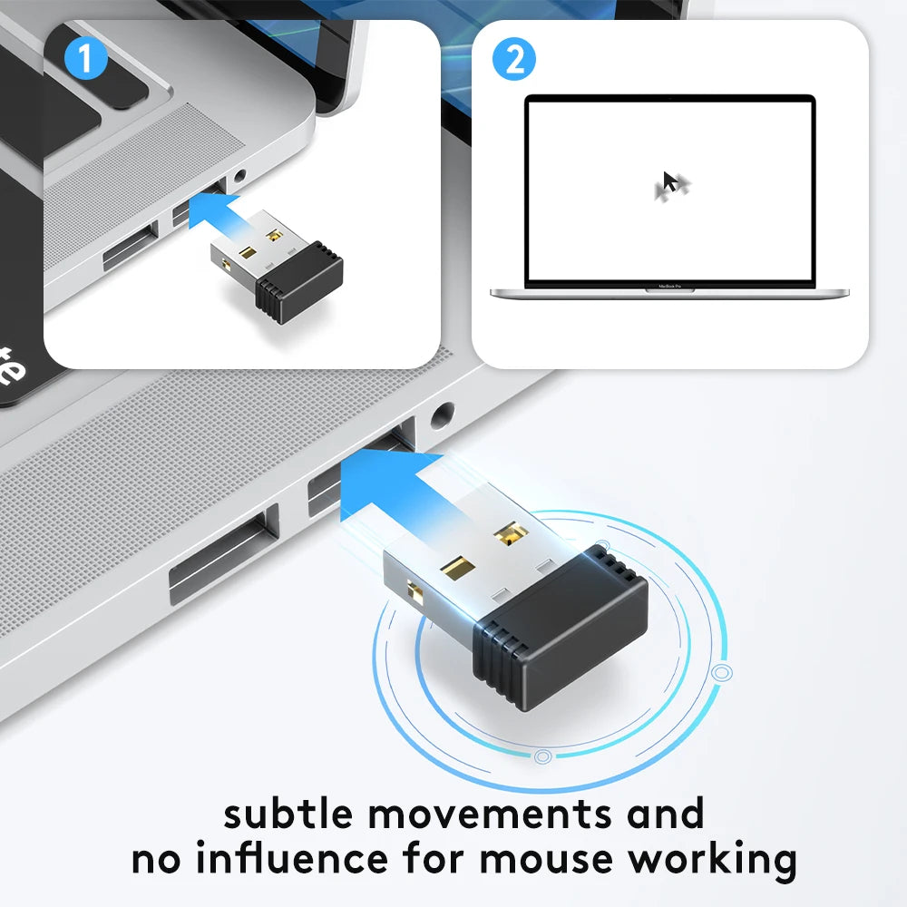 Wireless Mouse Jigglers Mover Undetectable Automatic USB Port