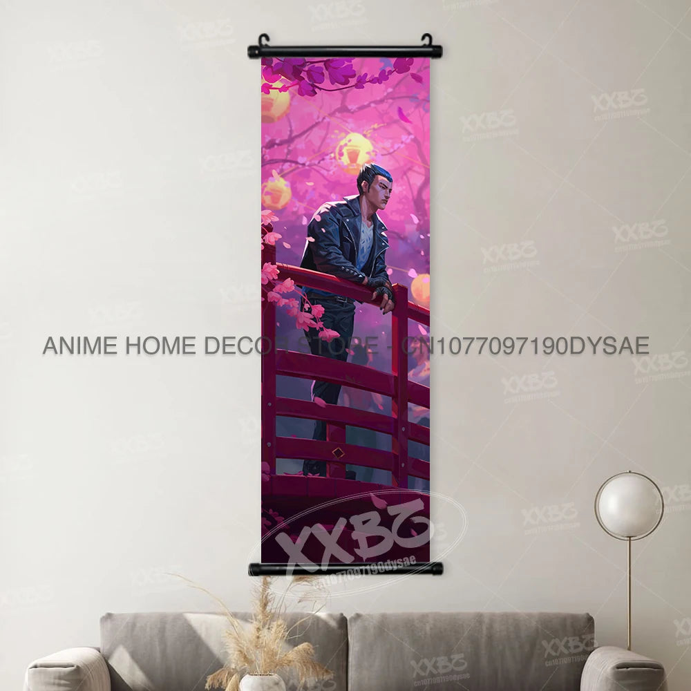 Valorant Posters Harbor Decorative Painting Astra Scrolls Picture Omen Home Decor Brimstone Home Decor Viper Wall Art Jett Mural
