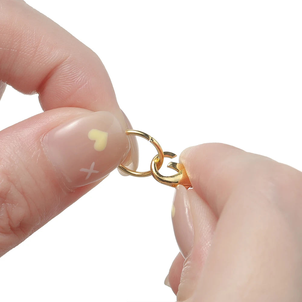 1Box Jewelry Findings Kits Zinc Alloy Open Jump Rings