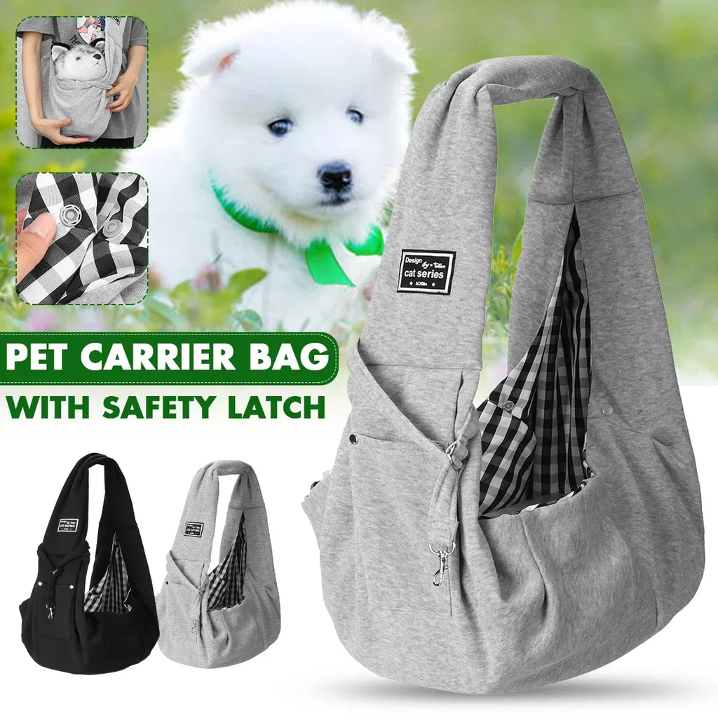 Pet Crossbody Shoulder Bag Carrier Bag Outdoor Travel Portable Cat Puppy Sling Carrier Bag Cat Backpacks Dog Carrying Supplies