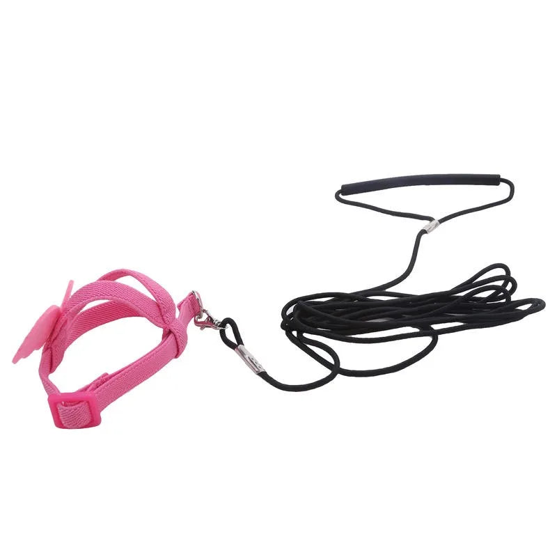 Adjustable Parrot Bird Harness Leash Set Anti-bite Training Harness Parrots Outdoor Flying Rope Cockatiel Small Birds Supplies