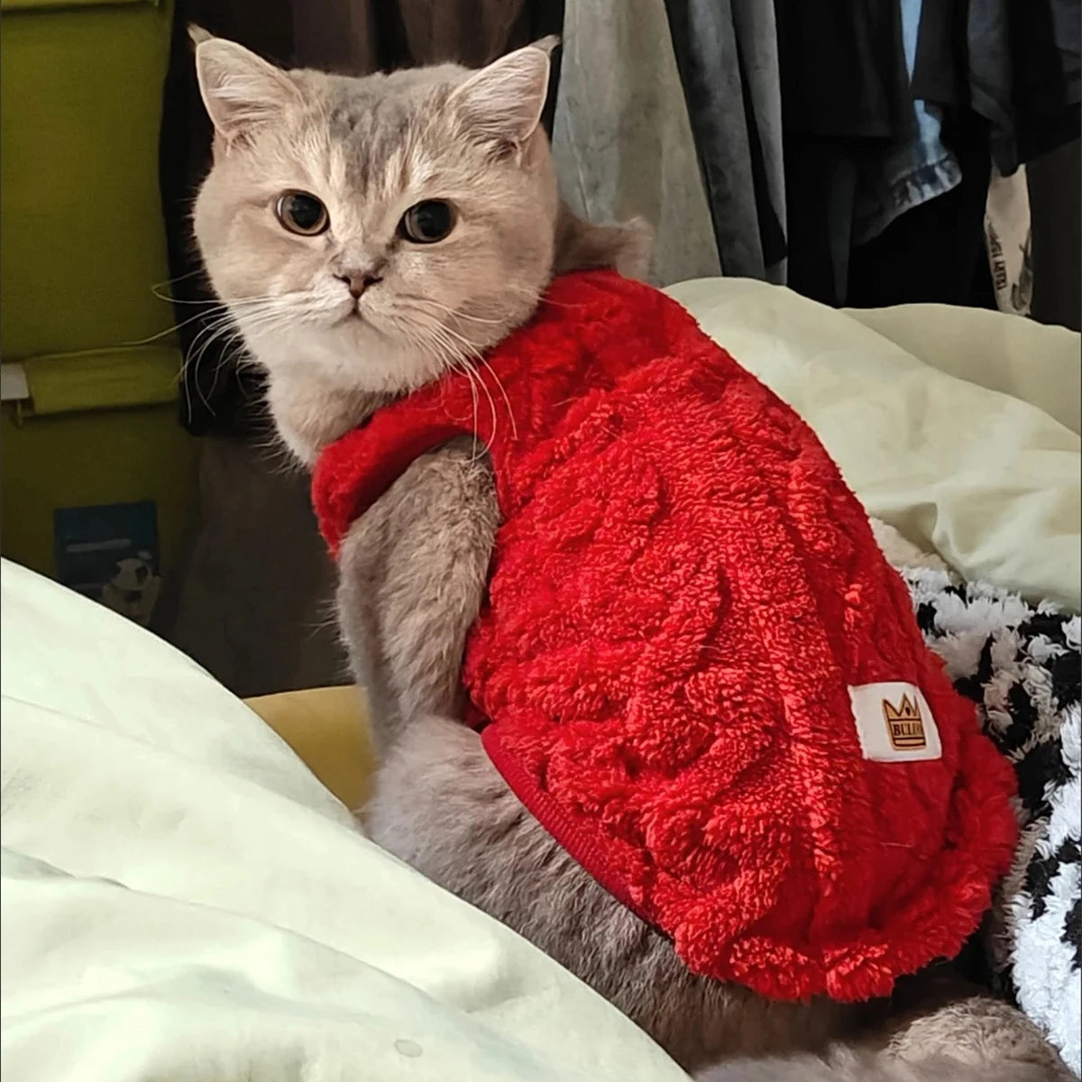 Soft Fleece Puppy Sweater Vest