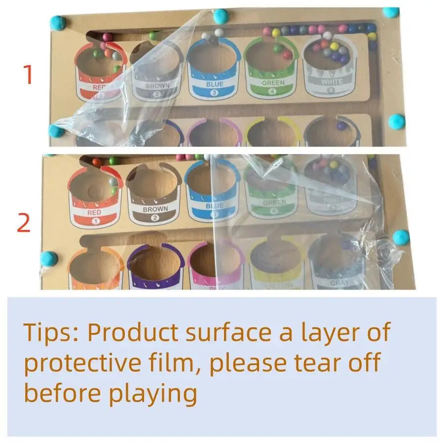Magnetic Maze Toy With Magnetic Digital Beads For Puzzle