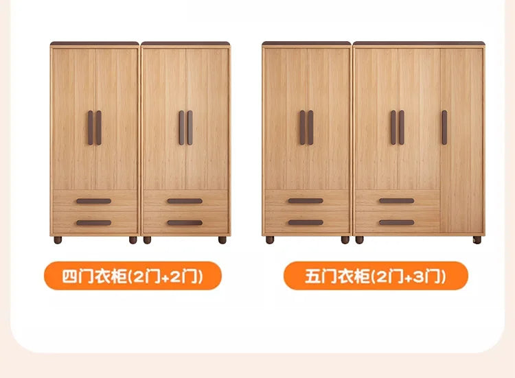 Storage Wooden Wardrobes Bedroom Hanger Shirts Clothing Wardrobes Layered Apartment Ropero Armable De Ropa House Accessories