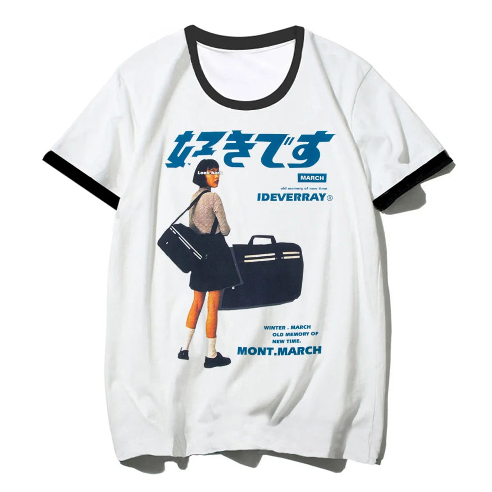 Y2k Tops top women funny Y2K Japanese Tee girl y2k clothing